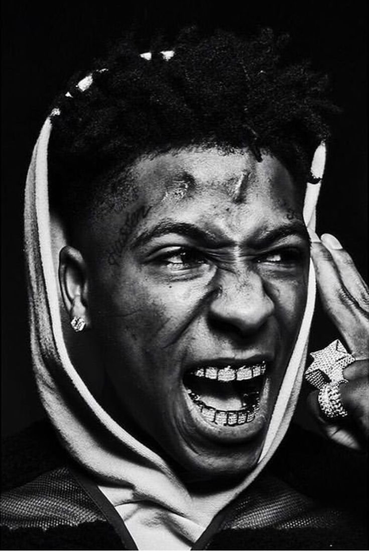 Nba Youngboy Black And White Wallpaper